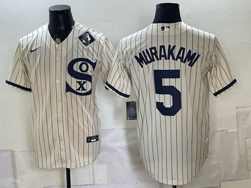 Men 2026 Chicago White Sox #5 Murakami white Game Nike MLB Jersey 082202->chicago white sox->MLB Jersey